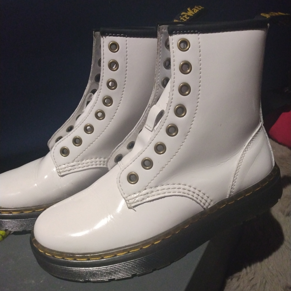 Dr Marten Boots White